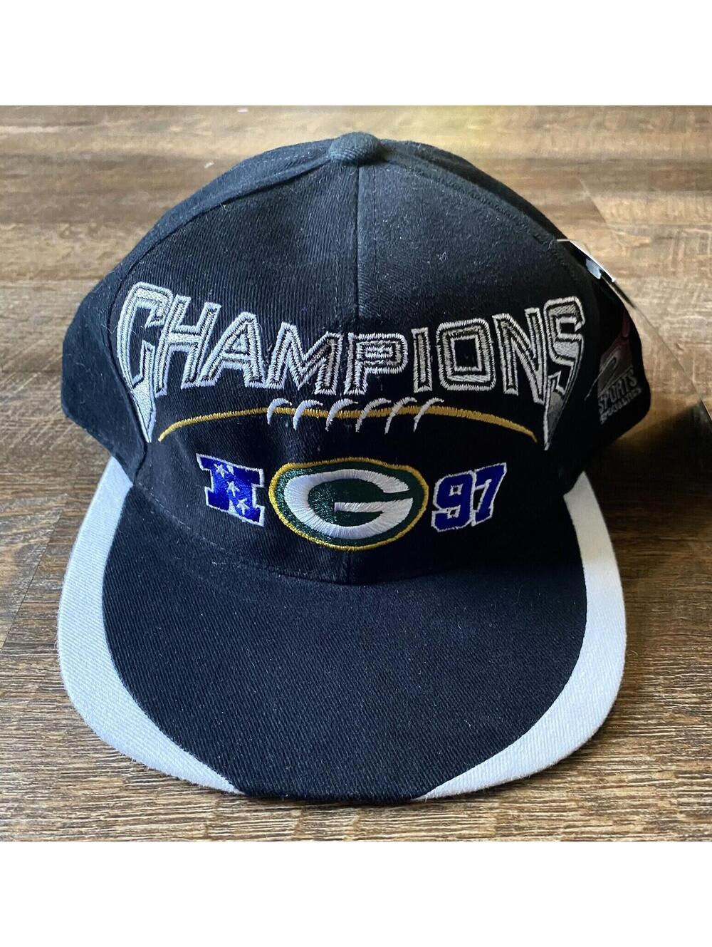 Green Bay Packers Vintage NFC Champions 1997 Sports Specialties Pro Line Hat NEW